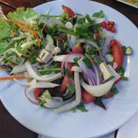 Spicy salad at Pink Orchid in Koh Samui
