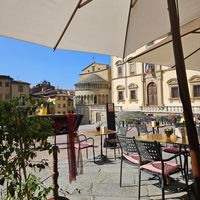View from the table at Essenza Dario e Anna - dal 1964 in Arezzo