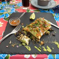 Vegan burrito  at Casa Mexico in Funchal