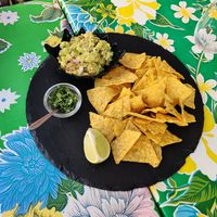 Nachos with guacamole at Casa Mexico in Funchal