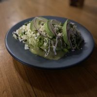 Fried taco’s  at Yerbabuena del Sisal in Valladolid