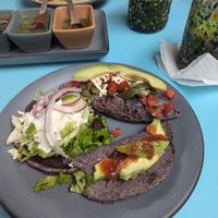 Mixed platter. Vegetarian. at Yerbabuena del Sisal in Valladolid