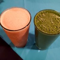 smoothies at Yerbabuena del Sisal in Valladolid