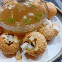 Panipuri starter at Elohim Asian Fusion Restaurant in Funchal