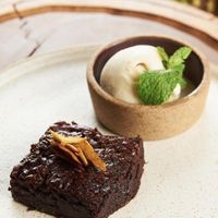 Chocolate Brownie at Gurumê Leblon in Rio De Janeiro