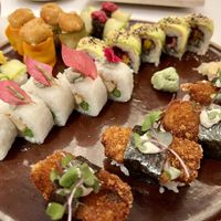 Vegan combo plate   at Gurumê Leblon in Rio De Janeiro