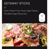 Vegan menu options at Prohibition in Murray