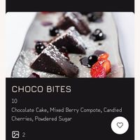 Vegan dessert at Prohibition in Murray