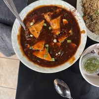 Chilli Tofu (fresh tofu, not fried) - Vegan  at Momo Hub in Brampton