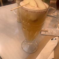 Fresh apple juice   at Folk. in Athens