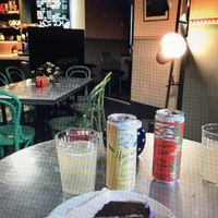 View from our table    at Lew's Coffee Shop - Castell Coch in Cardiff