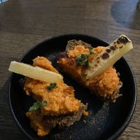 Halloumi and Red Pesto Bruschetta  at Primo Pasta Amsterdam in Amsterdam