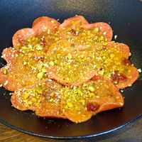 PISTACHIO & FIGS FILLED BEET CUORI  at Primo Pasta Amsterdam in Amsterdam