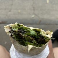 Falafel Wrap  at Chickpea Food Truck in Vancouver