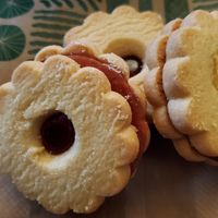 Vegan jelly cookies ♡ at Whole Foods Market in Westford