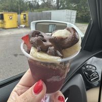 Little mini sample sizes they were giving out ...  at Smoothie King in Flint