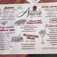 Menu 07/25  at Café Amadé in Riezlern