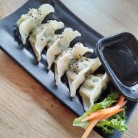 Dumplings at EatHappy Vegan - Rosenhoff in Oslo