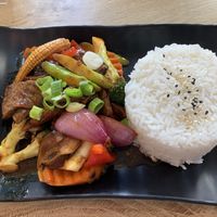 Beef-wok   at EatHappy Vegan - Rosenhoff in Oslo