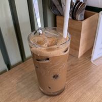 Vietnamese coffee  at EatHappy Vegan - Rosenhoff in Oslo