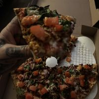 Vegan iber eats option   at Odd Moe's Pizza in Keizer