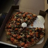 Pie as deliverd fast hot and tasty   at Odd Moe's Pizza in Keizer