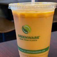 Thai tea with ice   at The Happy Hooligans in San Jose