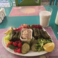 Dolma app and (the best ever) nut milk at Chirimoya in Salta