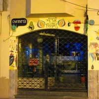 Store front at night at Chirimoya in Salta