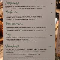 Menu 1 at Yeotown - Queen's Gardens in West London