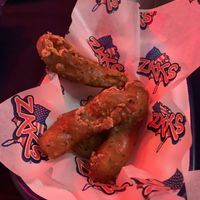 Frickles (fried pickles)  at Yankee Traveller in Great Yarmouth