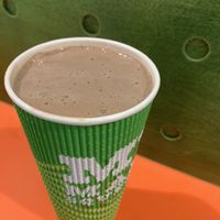Delicious Bananas for Choc smoothie with vegan protein powder    at Boost Juice  in Perth