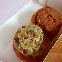 Pistachio and pumpkin roll at Have A Roll  in Amsterdam