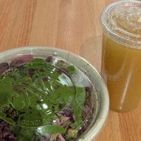 Falafel and mixed veg bowl at IAD - CAVA - CB in Dulles