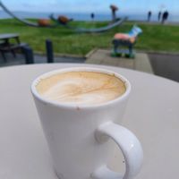 Coffee with a view at Cafe Groats in Wick