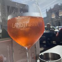 Aperol spritzer   at Café Landtmann in Vienna