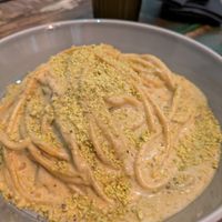 Pistacho pasta at Prosta Pasta Fresca in Krakow