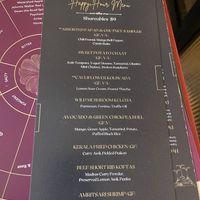 Happy Hour Menu  at Rooh Columbus in Columbus