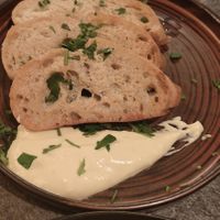 Garlic bread at Goose in Malmo