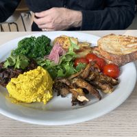   at Mandala Café in East London