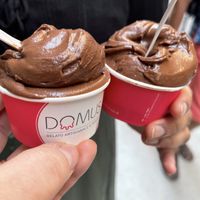   at Gelateria Domus in Bergamo
