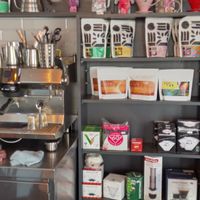 Coffee and equipment at Boru Coffee Shop in Cork