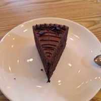 chocolate cake at Veganize Bohol in Tagbilaran