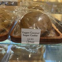 Vegan Coconut Sugar Cookie  at Perfecto Cafe in Vancouver