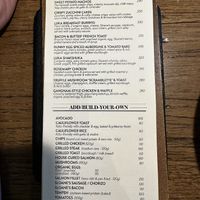 Menu  at Luka - Bangkok in Bangkok