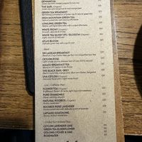 Menu  at Luka - Bangkok in Bangkok