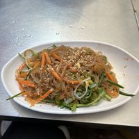 Japchae (nudlsalat)  at Kwangjang Market in Seoul