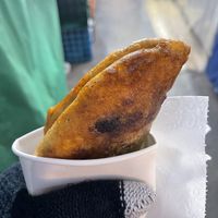 Vegan Hotteok (always confirm no egg no milk in dough)  at Kwangjang Market in Seoul