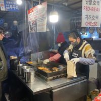   at Kwangjang Market in Seoul