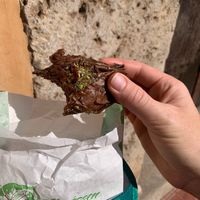 Chocolate/Pistacchio Pastry at Delicatessen del Mundo in Alcala De Henares